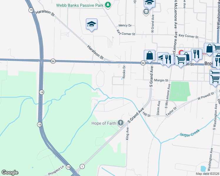 map of restaurants, bars, coffee shops, grocery stores, and more near 2 Remily Place in Brownsville
