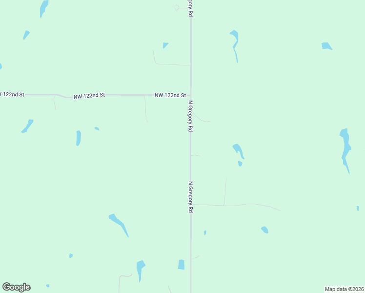 map of restaurants, bars, coffee shops, grocery stores, and more near North Gregory Road in El Reno