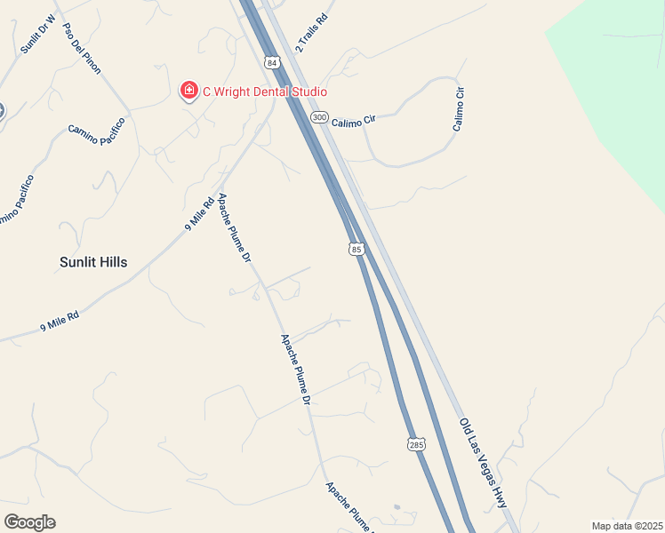 map of restaurants, bars, coffee shops, grocery stores, and more near 30 Apache Plume Drive in Santa Fe