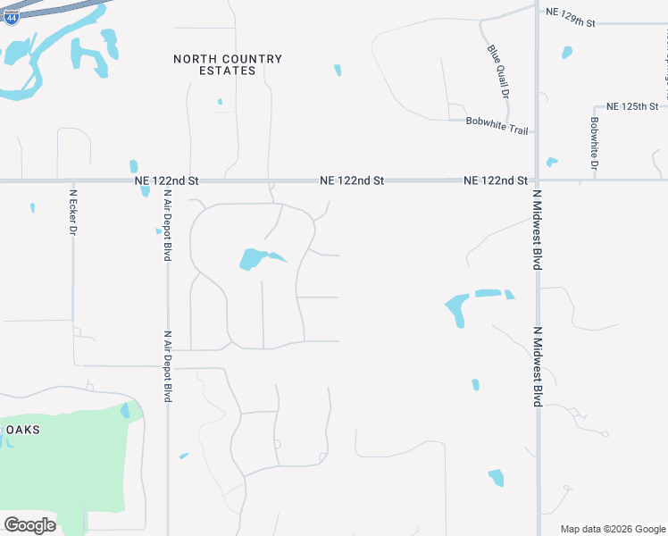 map of restaurants, bars, coffee shops, grocery stores, and more near 7415 Northeast 119th Place in Edmond