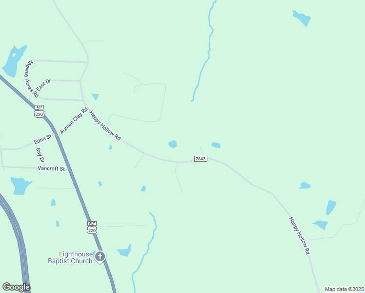 map of restaurants, bars, coffee shops, grocery stores, and more near 4087 Happy Hollow Road in Asheboro