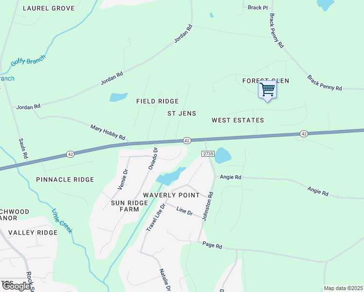map of restaurants, bars, coffee shops, grocery stores, and more near 1133 Stonewater Drive in Raleigh