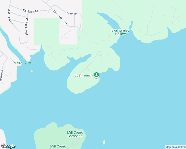 map of restaurants, bars, coffee shops, grocery stores, and more near Circle Acres Road in Cleburne County