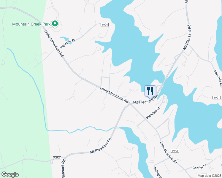 map of restaurants, bars, coffee shops, grocery stores, and more near 3668 Bay Pointe Dr in Sherrills Ford