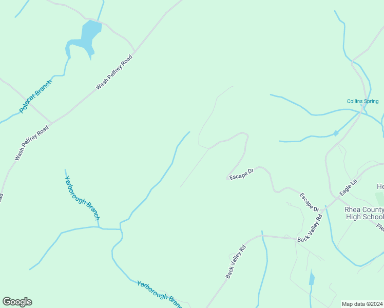 map of restaurants, bars, coffee shops, grocery stores, and more near 145 DuckWood Lane in Evensville