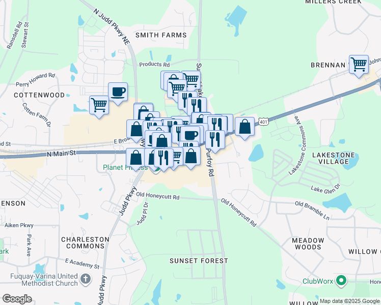 1380 N Main St, FuquayVarina NC Walk Score