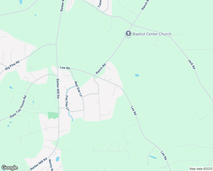 map of restaurants, bars, coffee shops, grocery stores, and more near 1707 Lee Road in Clayton