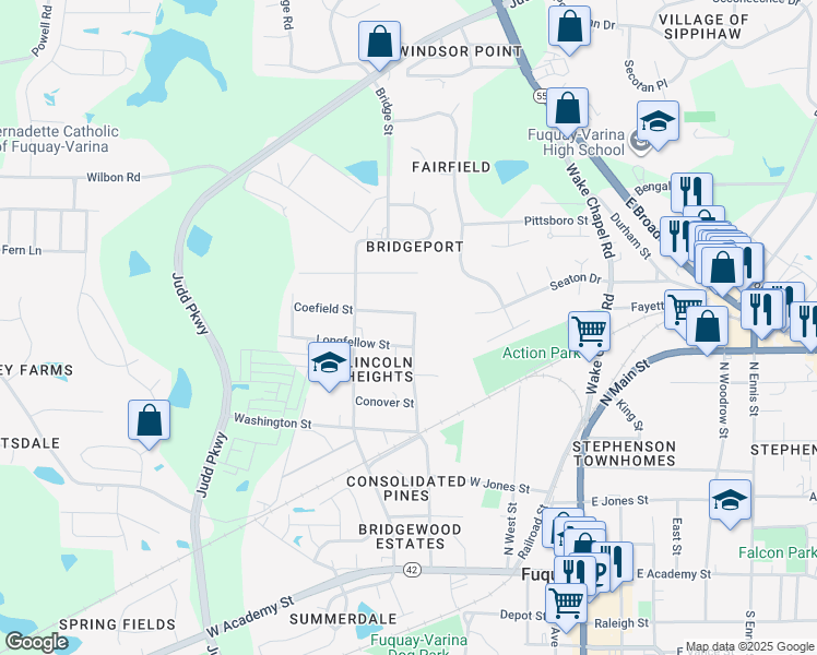 707 Dogwood Street, FuquayVarina NC Walk Score