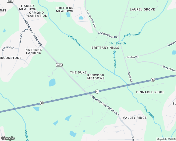 map of restaurants, bars, coffee shops, grocery stores, and more near 7004 Ferrell Woods Lane in Raleigh