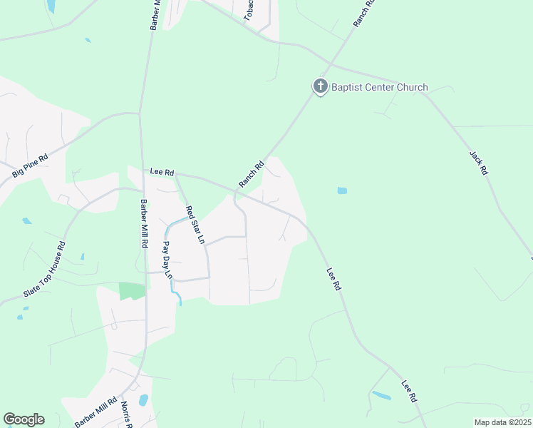 map of restaurants, bars, coffee shops, grocery stores, and more near 1707 Lee Road in Clayton