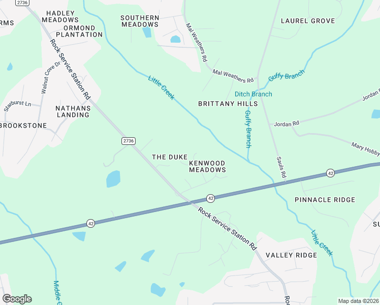 map of restaurants, bars, coffee shops, grocery stores, and more near 7004 Ferrell Woods Lane in Raleigh