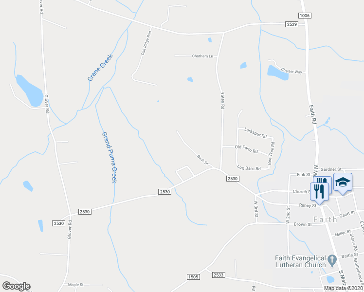 map of restaurants, bars, coffee shops, grocery stores, and more near 260 Buck Drive in Salisbury