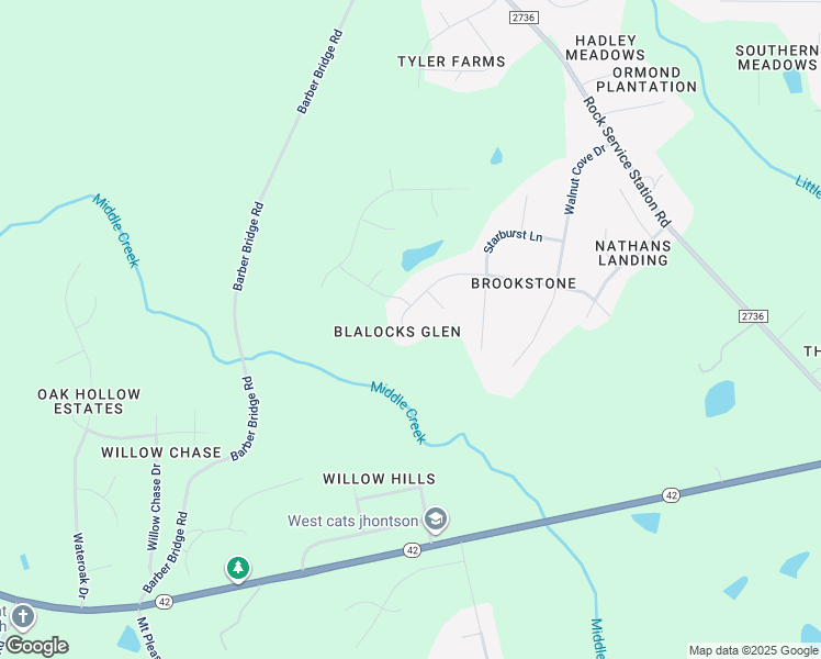 map of restaurants, bars, coffee shops, grocery stores, and more near 713 Willow Winds Drive in Raleigh