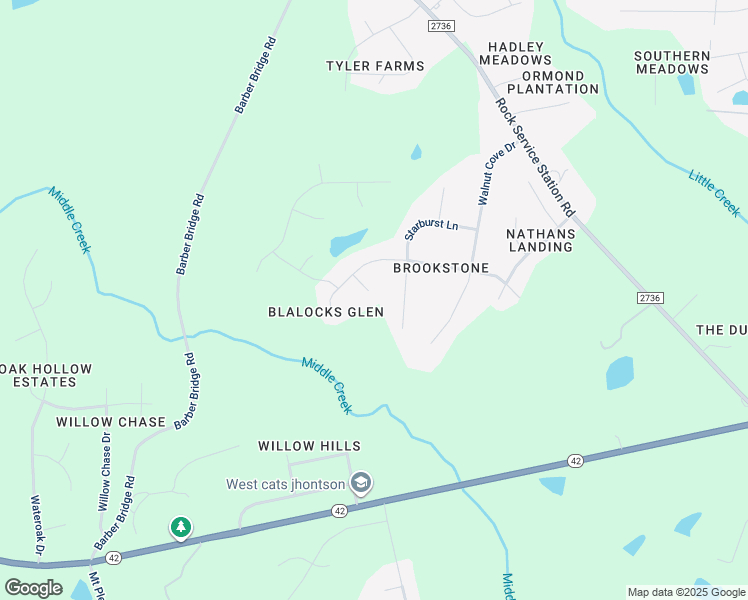 map of restaurants, bars, coffee shops, grocery stores, and more near 1001 Brielle Court in Raleigh