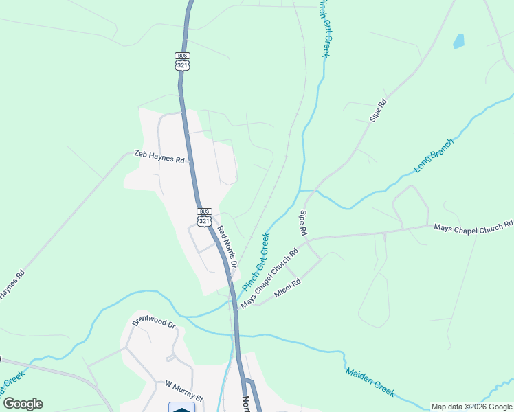 map of restaurants, bars, coffee shops, grocery stores, and more near 3371 Sipe Road in Newton