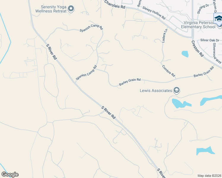 map of restaurants, bars, coffee shops, grocery stores, and more near 1505 Barley Grain Road in Paso Robles