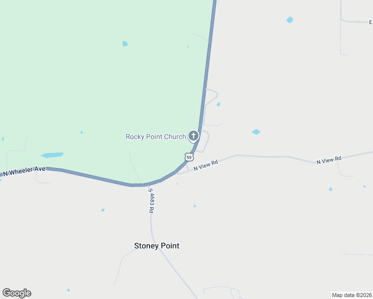 map of restaurants, bars, coffee shops, grocery stores, and more near 98044 U.S. 59 in Sallisaw