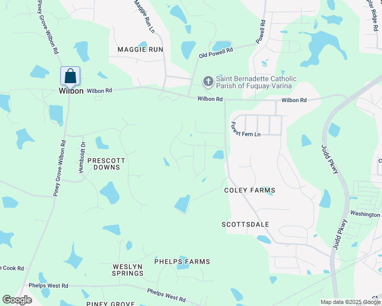 map of restaurants, bars, coffee shops, grocery stores, and more near 1700 Fairing View Way in Fuquay-Varina