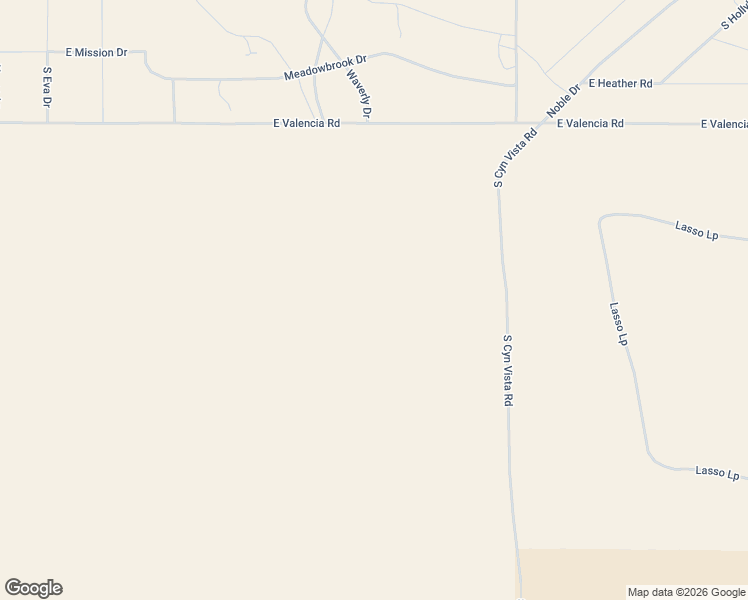 map of restaurants, bars, coffee shops, grocery stores, and more near 3628 East Valencia Road in Williams