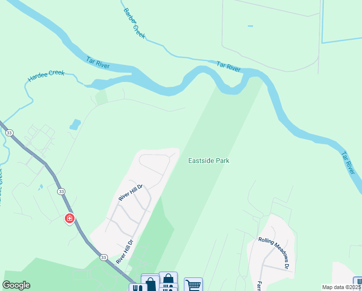 map of restaurants, bars, coffee shops, grocery stores, and more near 4000 Jared Ct in Greenville