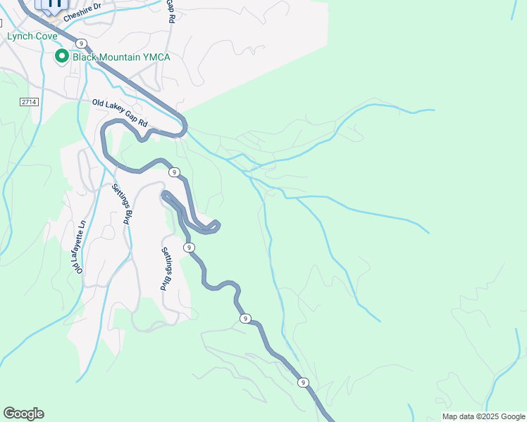 map of restaurants, bars, coffee shops, grocery stores, and more near 108 Magnolia Road in Black Mountain