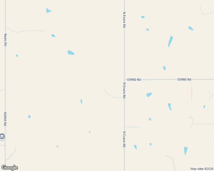 map of restaurants, bars, coffee shops, grocery stores, and more near 6657 North Evans Avenue in El Reno