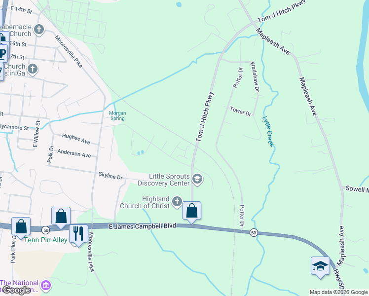 map of restaurants, bars, coffee shops, grocery stores, and more near 2335 Precast Drive in Columbia