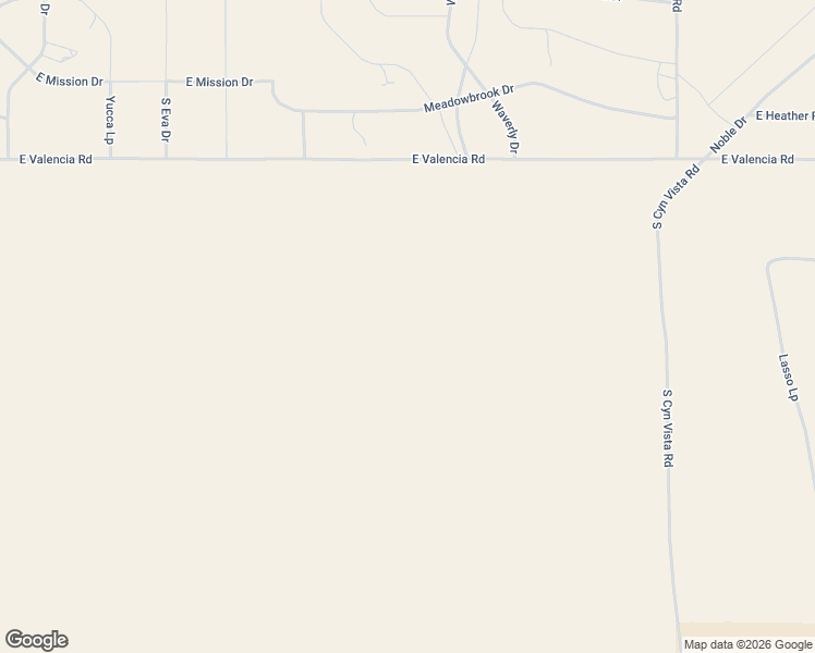 map of restaurants, bars, coffee shops, grocery stores, and more near 3372 East Valencia Road in Williams