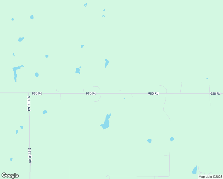 map of restaurants, bars, coffee shops, grocery stores, and more near 335668 980 Road in Wellston