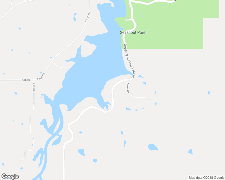 map of restaurants, bars, coffee shops, grocery stores, and more near Dripping Springs Lake Road in Okmulgee