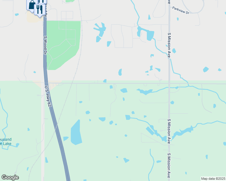 map of restaurants, bars, coffee shops, grocery stores, and more near 1400 East 36th Street in Okmulgee