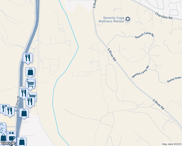 map of restaurants, bars, coffee shops, grocery stores, and more near 1375 Santa Ysabel Avenue in Paso Robles