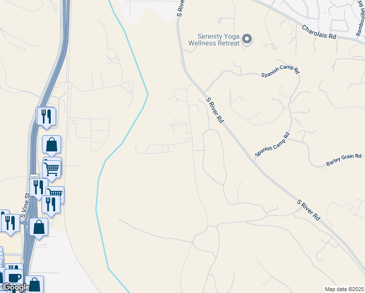 map of restaurants, bars, coffee shops, grocery stores, and more near 1375 Santa Ysabel Avenue in Paso Robles