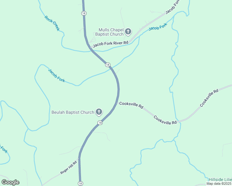 map of restaurants, bars, coffee shops, grocery stores, and more near 2825 North Carolina 18 in Vale