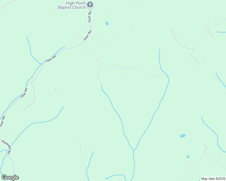 map of restaurants, bars, coffee shops, grocery stores, and more near 308 Mary Sutton Lane in Evensville