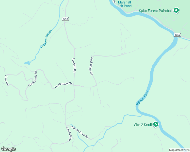 map of restaurants, bars, coffee shops, grocery stores, and more near 324 Buck Ridge Road in Waynesville