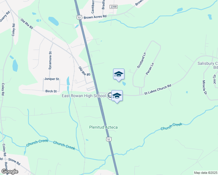 map of restaurants, bars, coffee shops, grocery stores, and more near 170 Saint Lukes Church Road in Salisbury