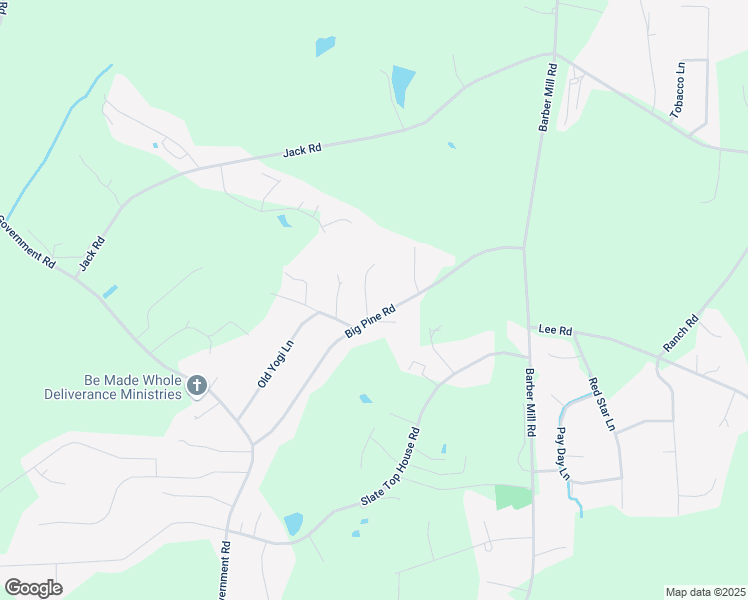 map of restaurants, bars, coffee shops, grocery stores, and more near 350 Big Pine Road in Clayton
