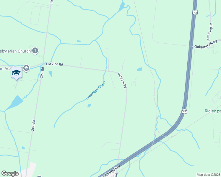 map of restaurants, bars, coffee shops, grocery stores, and more near 6767 Old Zion Road in Mount Pleasant