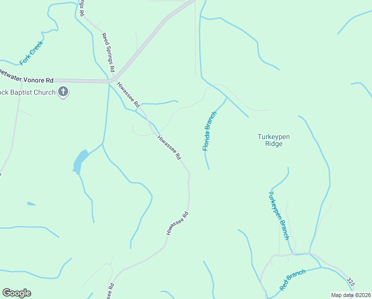 map of restaurants, bars, coffee shops, grocery stores, and more near 2134 Hiwassee Road in Sweetwater