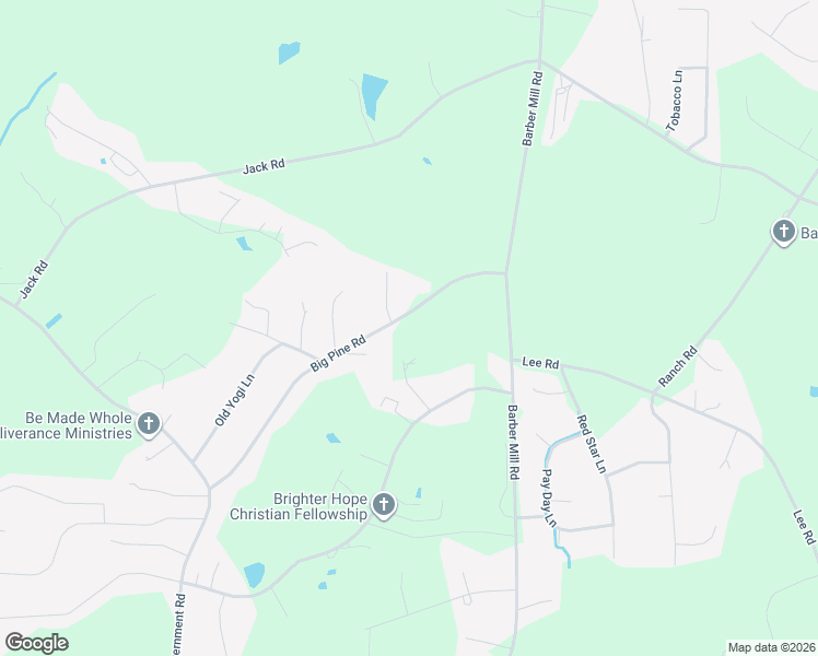 map of restaurants, bars, coffee shops, grocery stores, and more near 253 Big Pine Road in Clayton