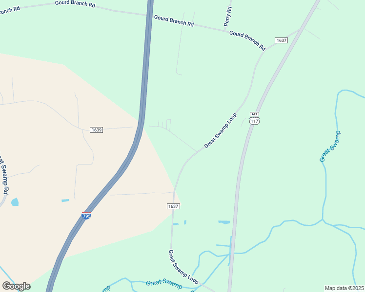 map of restaurants, bars, coffee shops, grocery stores, and more near 7115 Fate Road in Lucama