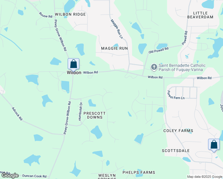 map of restaurants, bars, coffee shops, grocery stores, and more near 6508 Wavcott Drive in Fuquay-Varina