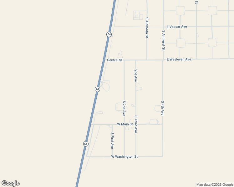 map of restaurants, bars, coffee shops, grocery stores, and more near 4300 2nd Avenue in Williams