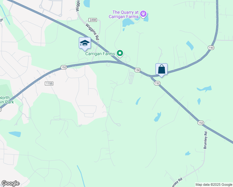 map of restaurants, bars, coffee shops, grocery stores, and more near 167 Alexander Acres Road in Mooresville