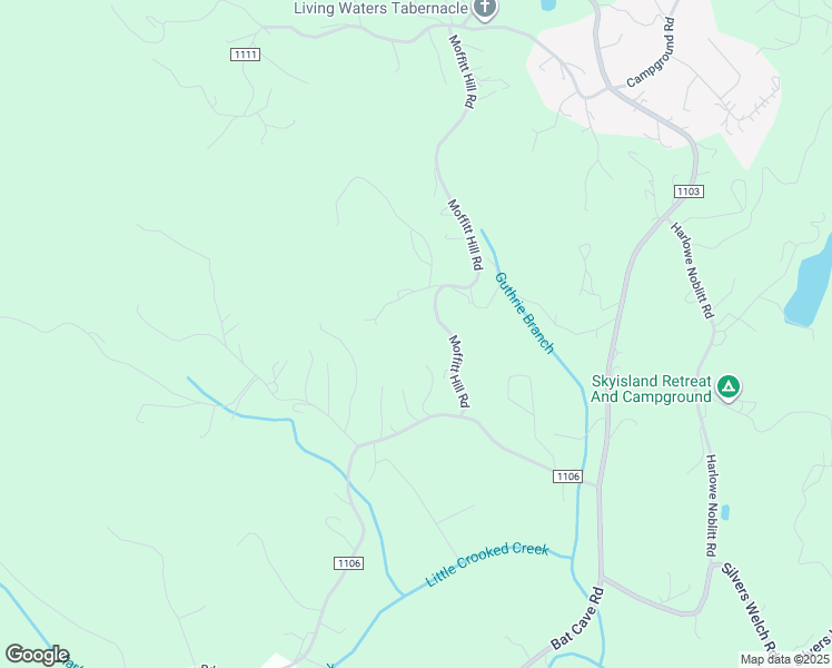 map of restaurants, bars, coffee shops, grocery stores, and more near 25 Triton Way in Old Fort