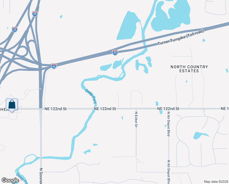 map of restaurants, bars, coffee shops, grocery stores, and more near 12425 Dudley Court in Edmond