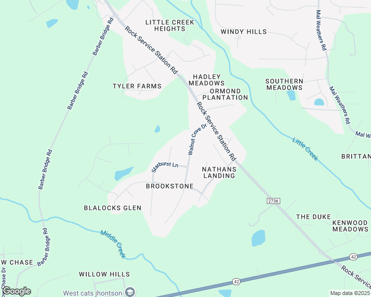 map of restaurants, bars, coffee shops, grocery stores, and more near 6628 Walnut Cove Drive in Raleigh