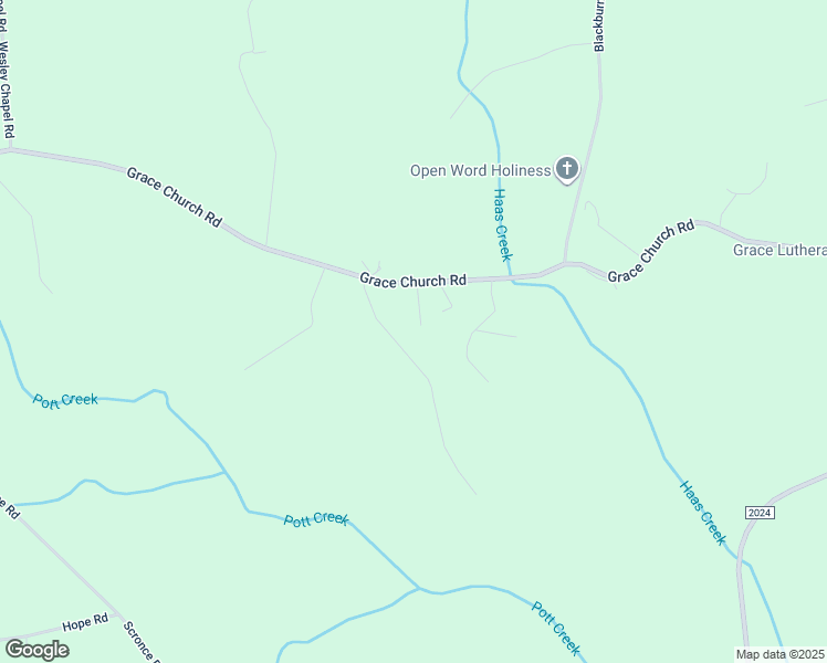 map of restaurants, bars, coffee shops, grocery stores, and more near 4427 Grace Church Road in Newton