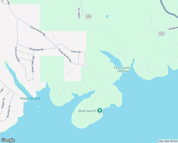 map of restaurants, bars, coffee shops, grocery stores, and more near Lake Park Drive in Shirley